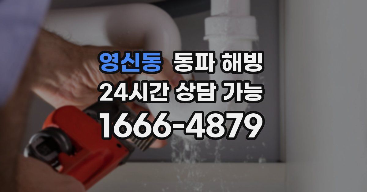 영신동 동파 해빙