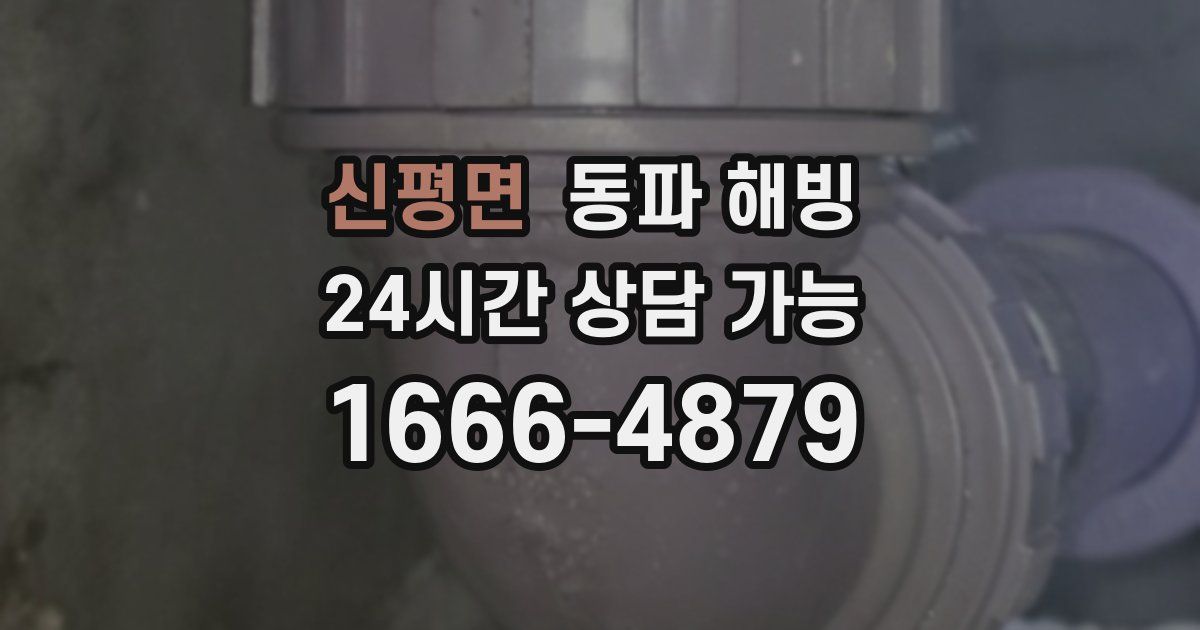 신평면 동파 해빙