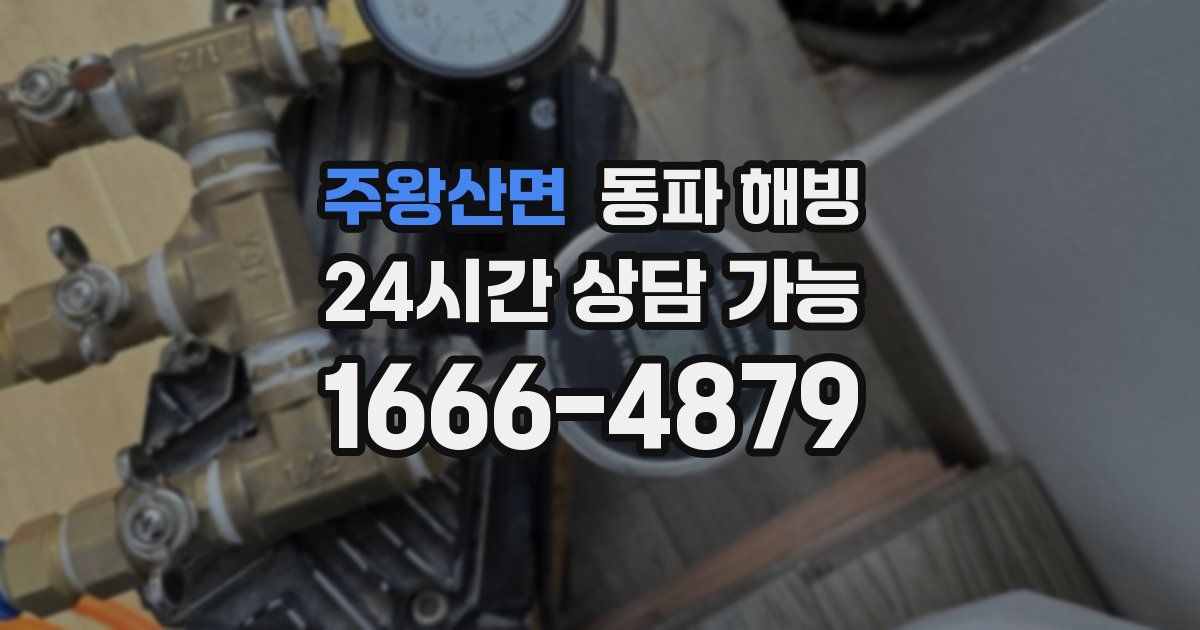 주왕산면 동파 해빙