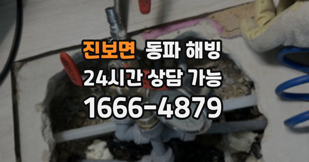 진보면 동파 해빙