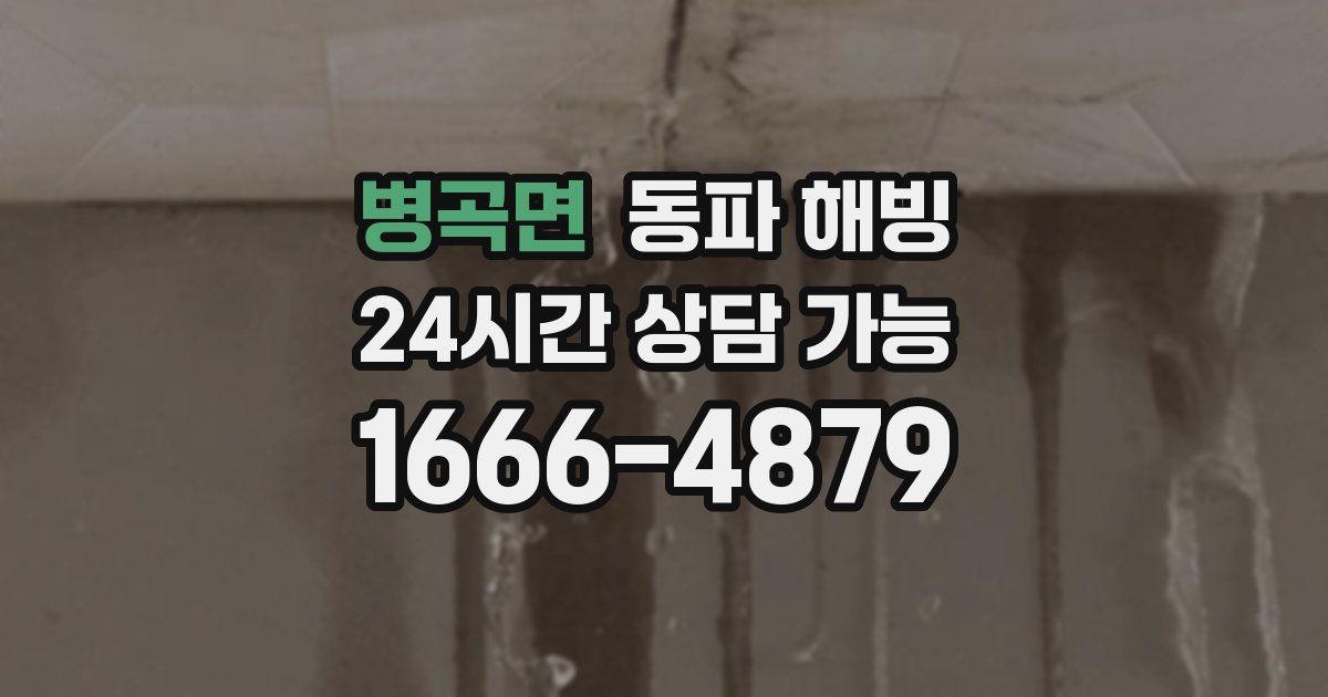 병곡면 동파 해빙