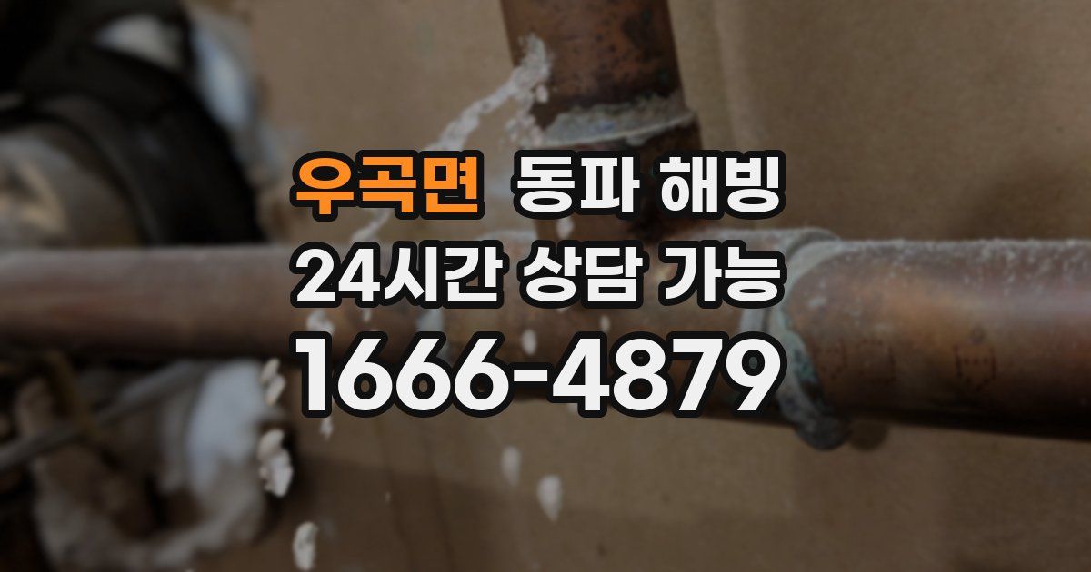 우곡면 동파 해빙