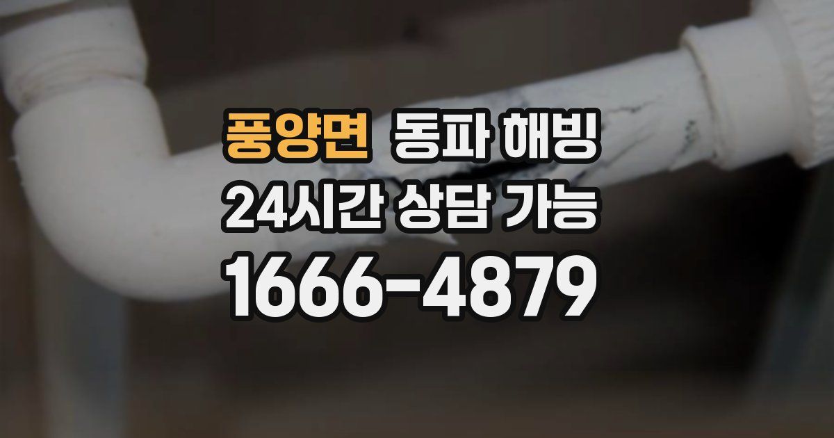 풍양면 동파 해빙