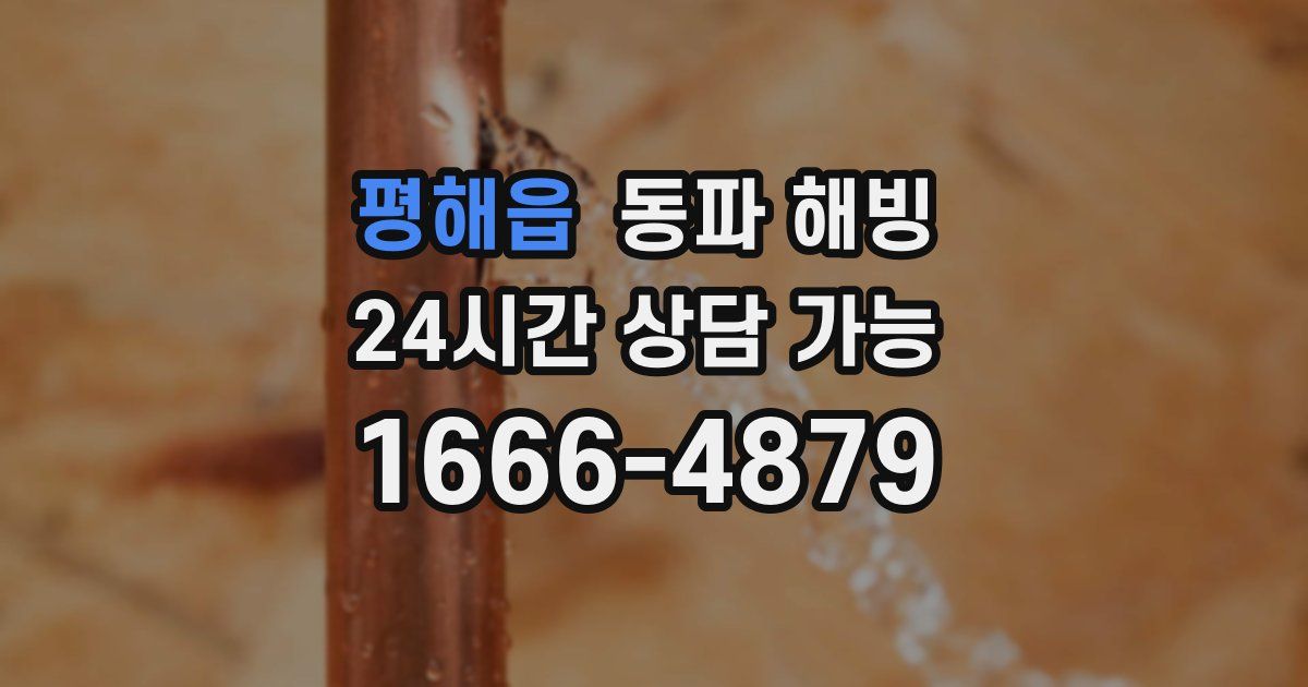 평해읍 동파 해빙