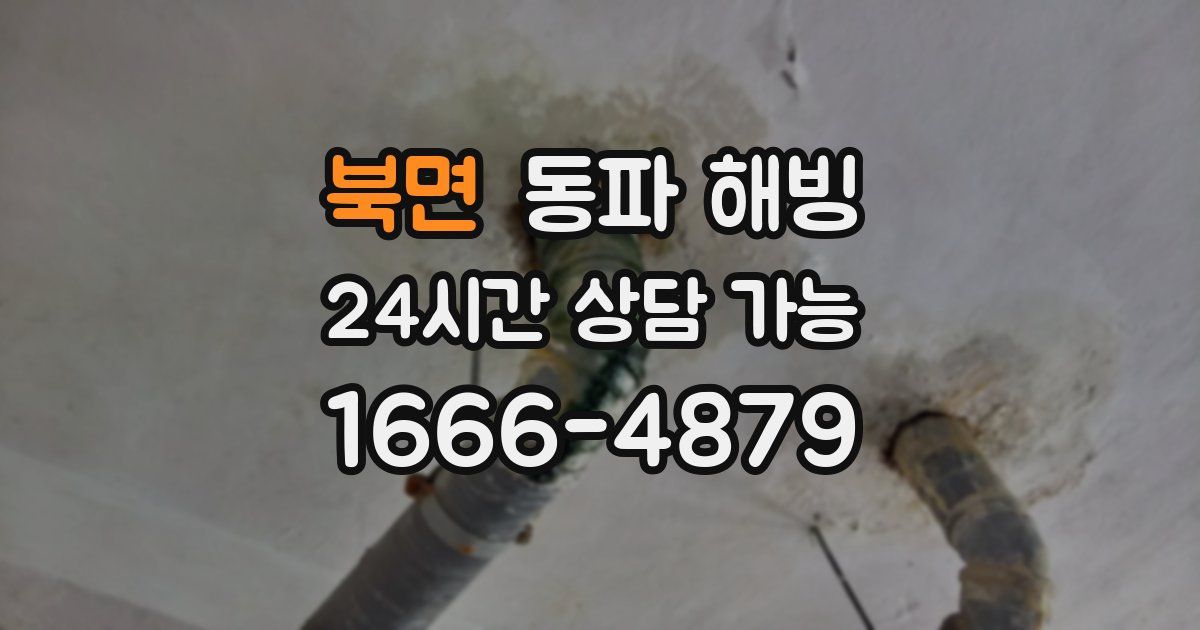 북면 동파 해빙