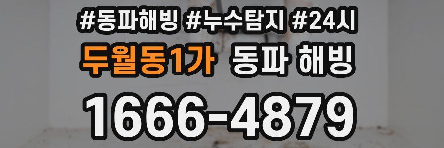 두월동1가 동파