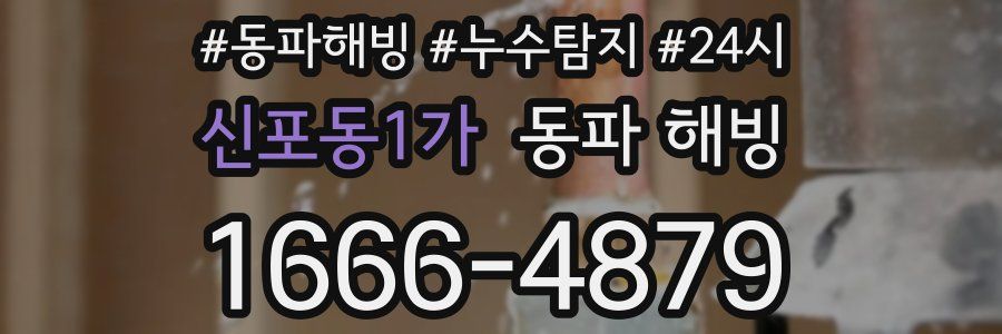 신포동1가 동파