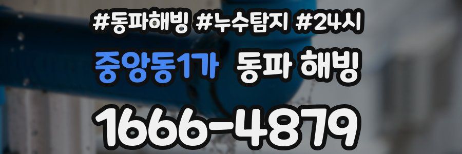 중앙동1가 동파