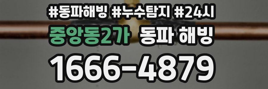 중앙동2가 동파