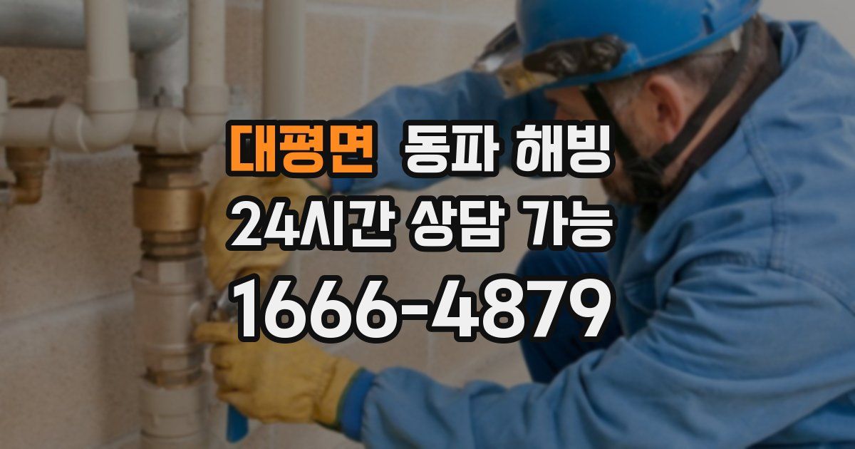 대평면 동파 해빙