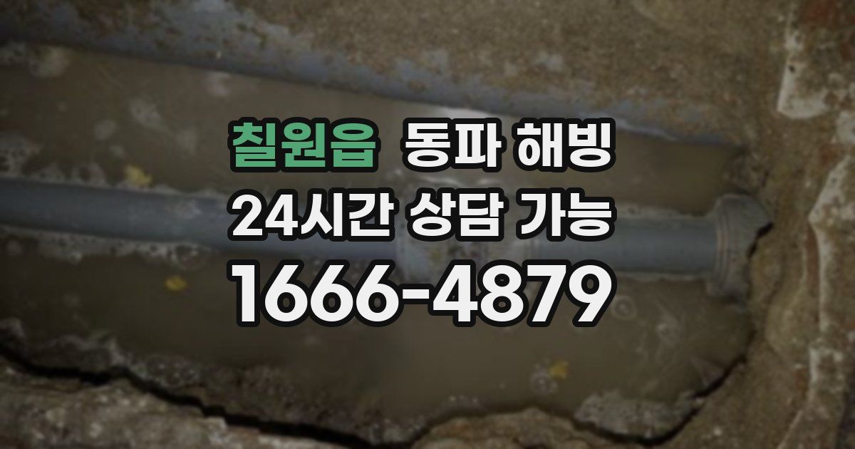 칠원읍 동파 해빙