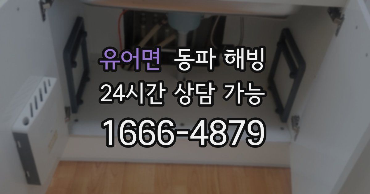 유어면 동파 해빙