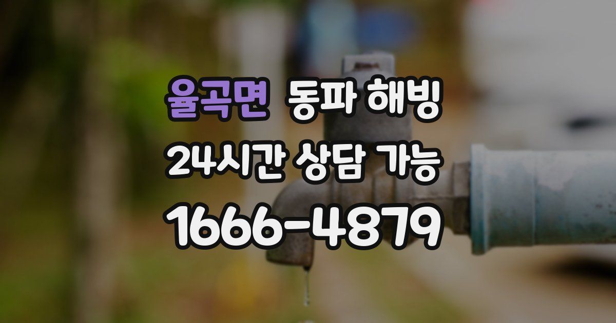 율곡면 동파 해빙