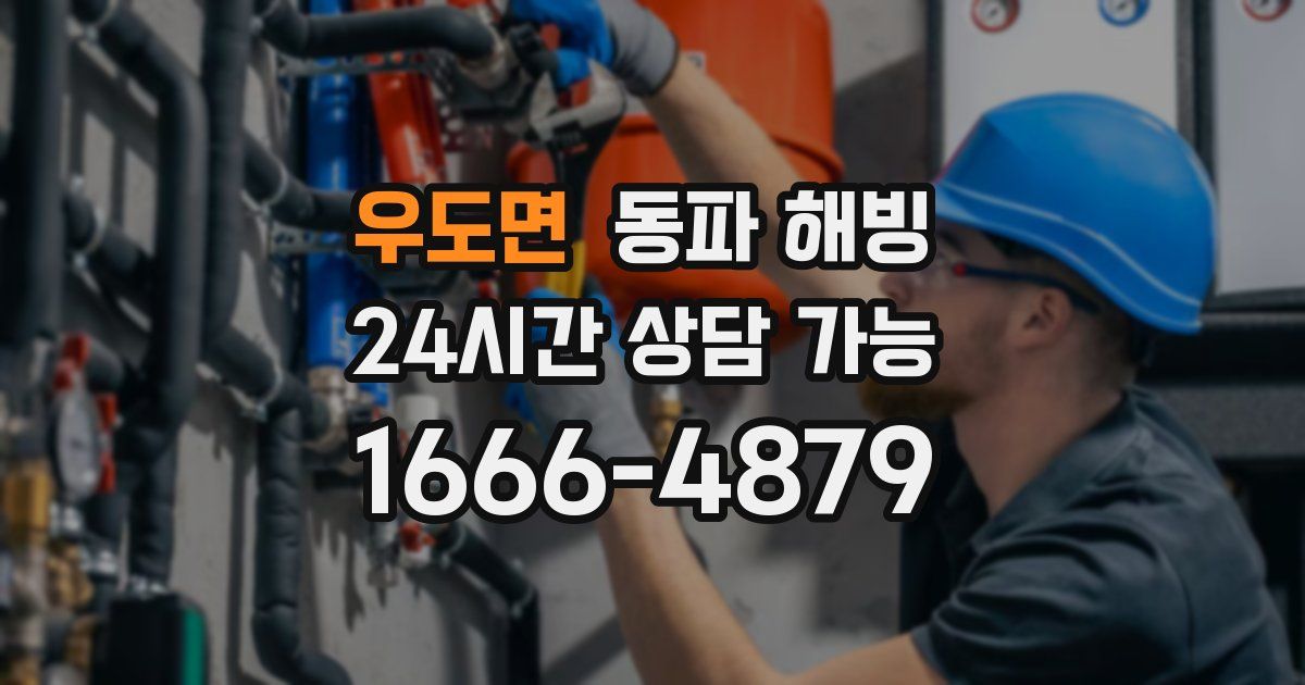 우도면 동파 해빙