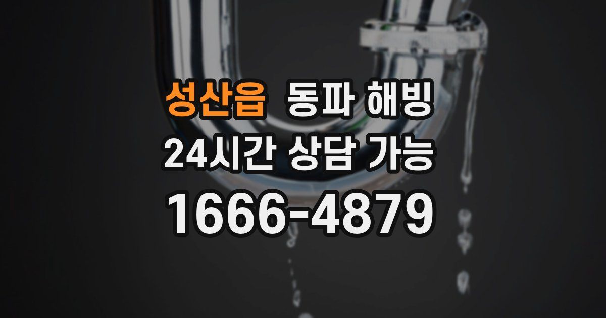 성산읍 동파 해빙