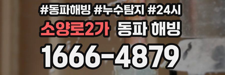 소양로2가 동파