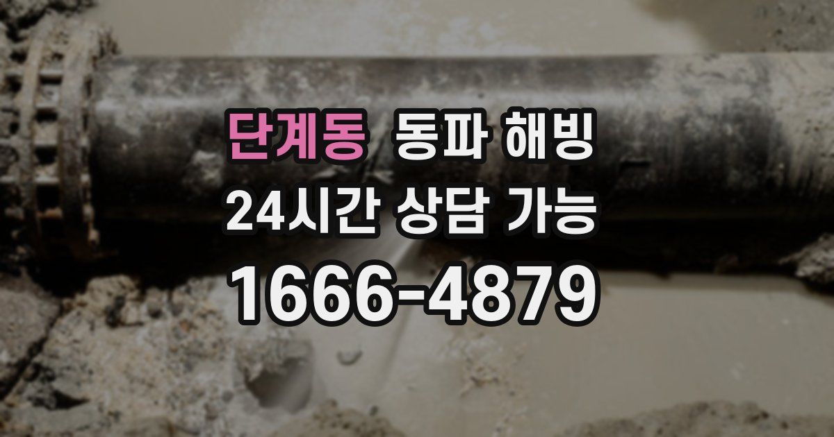 단계동 동파 해빙