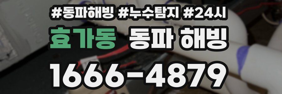 효가동 동파
