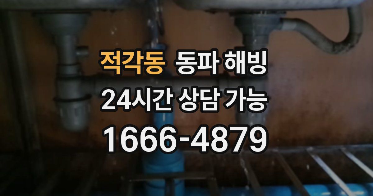 적각동 동파 해빙