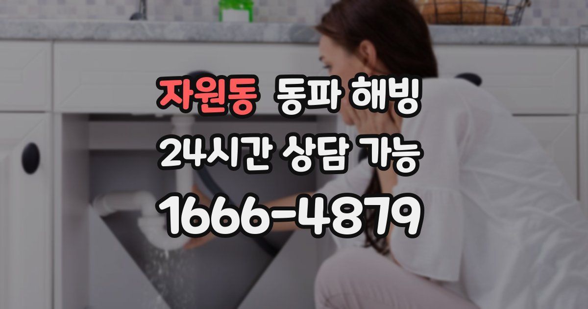 자원동 동파 해빙