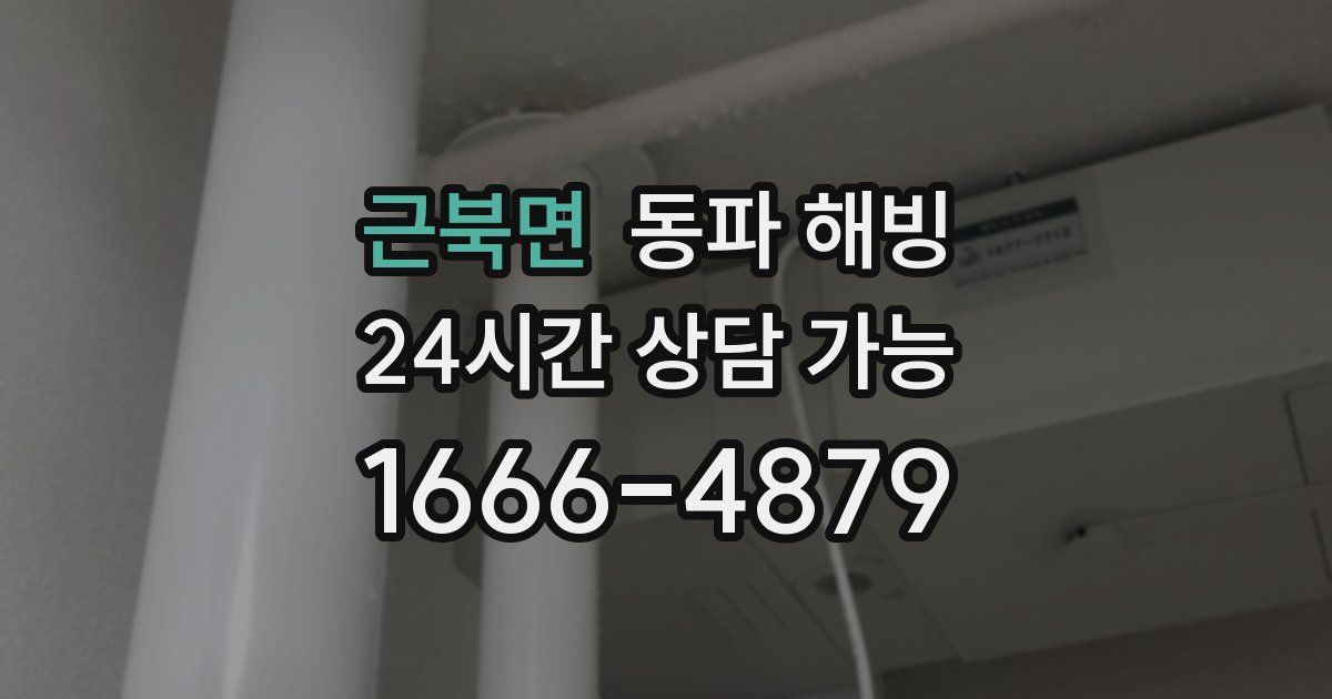 근북면 동파 해빙