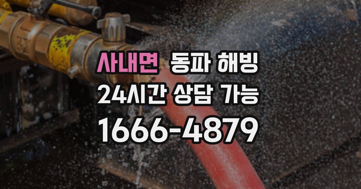 사내면 동파 해빙