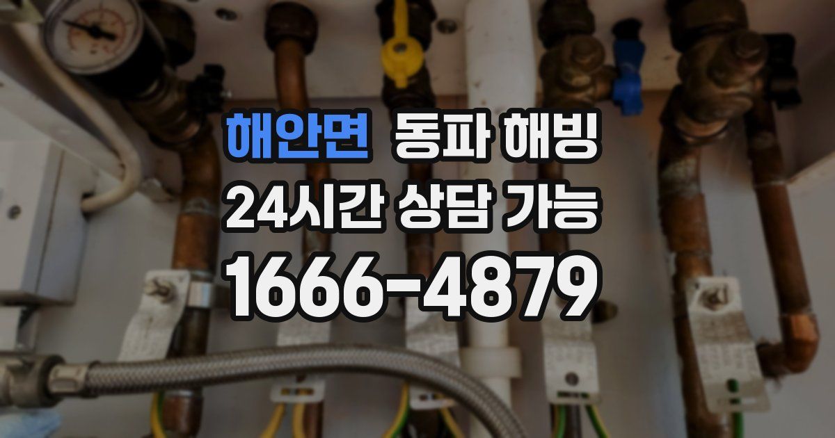 해안면 동파 해빙