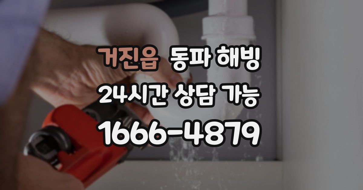 거진읍 동파 해빙