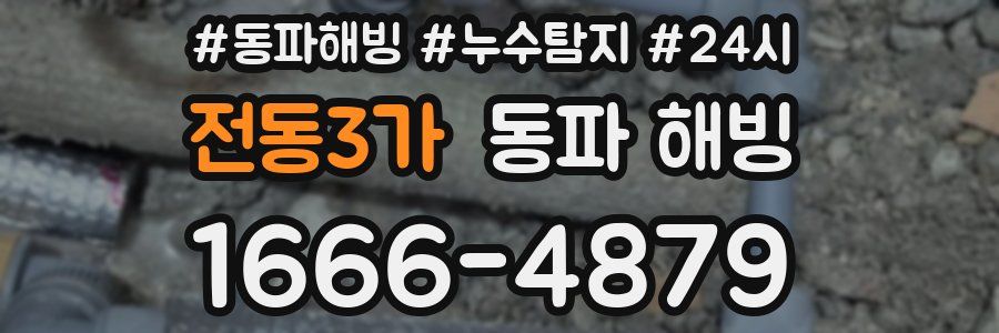 전동3가 동파