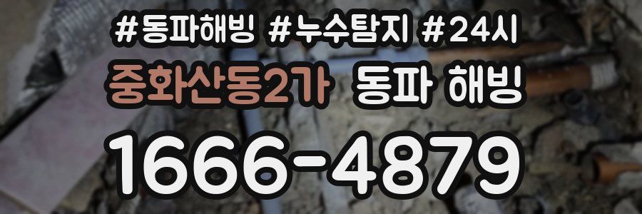 중화산동2가 동파