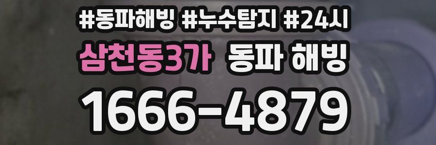 삼천동3가 동파