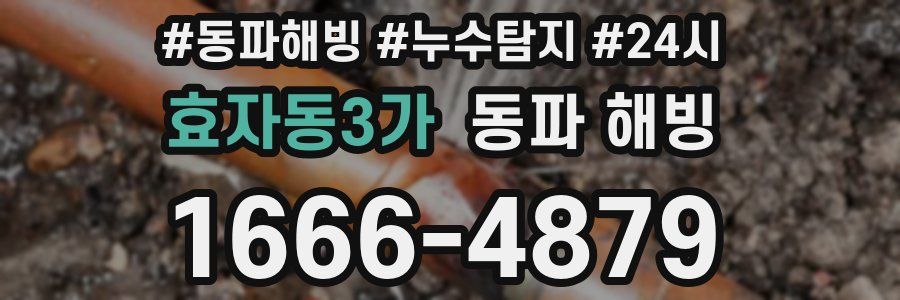 효자동3가 동파