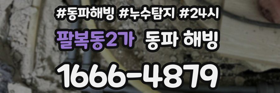 팔복동2가 동파