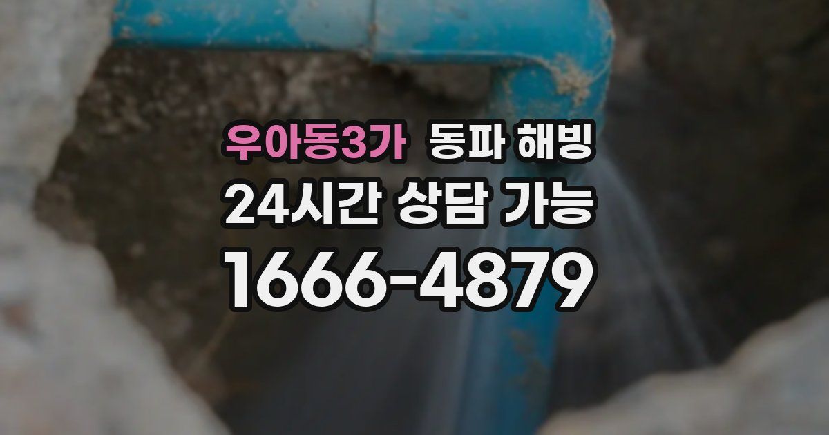 우아동3가 동파 해빙