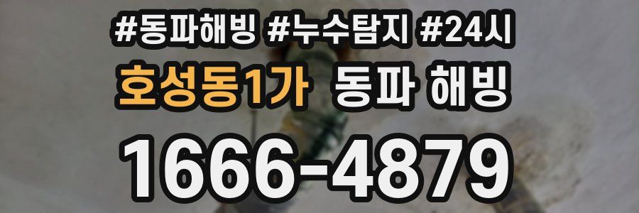 호성동1가 동파