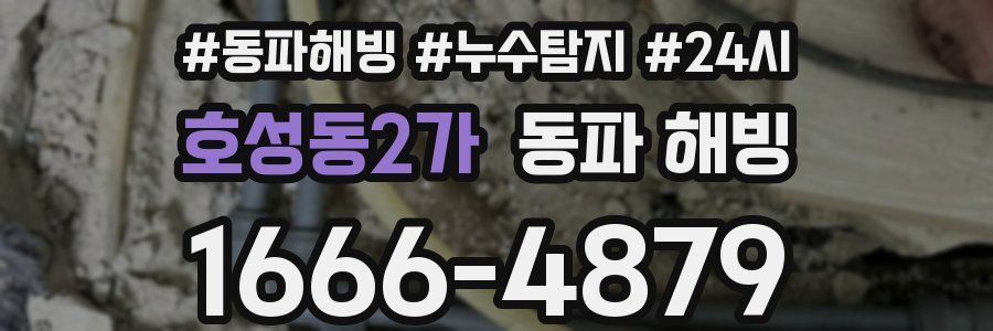 호성동2가 동파