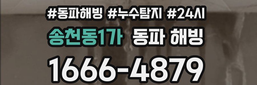 송천동1가 동파