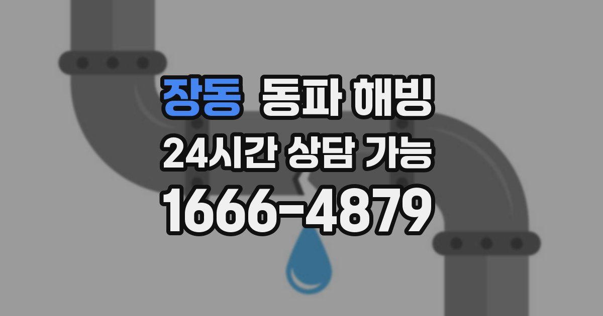 장동 동파 해빙