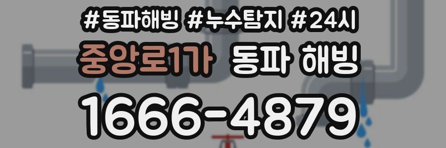 중앙로1가 동파