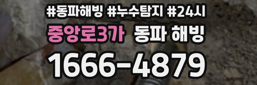 중앙로3가 동파