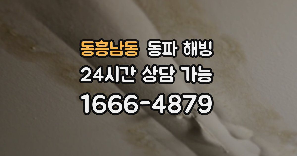 동흥남동 동파 해빙