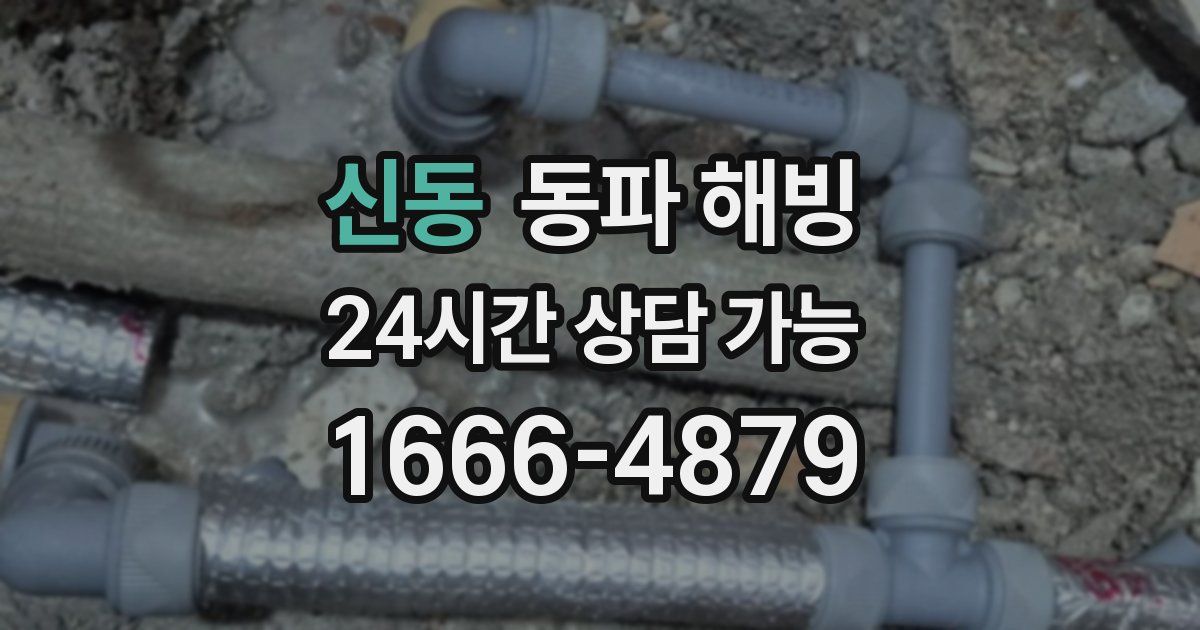 신동 동파 해빙