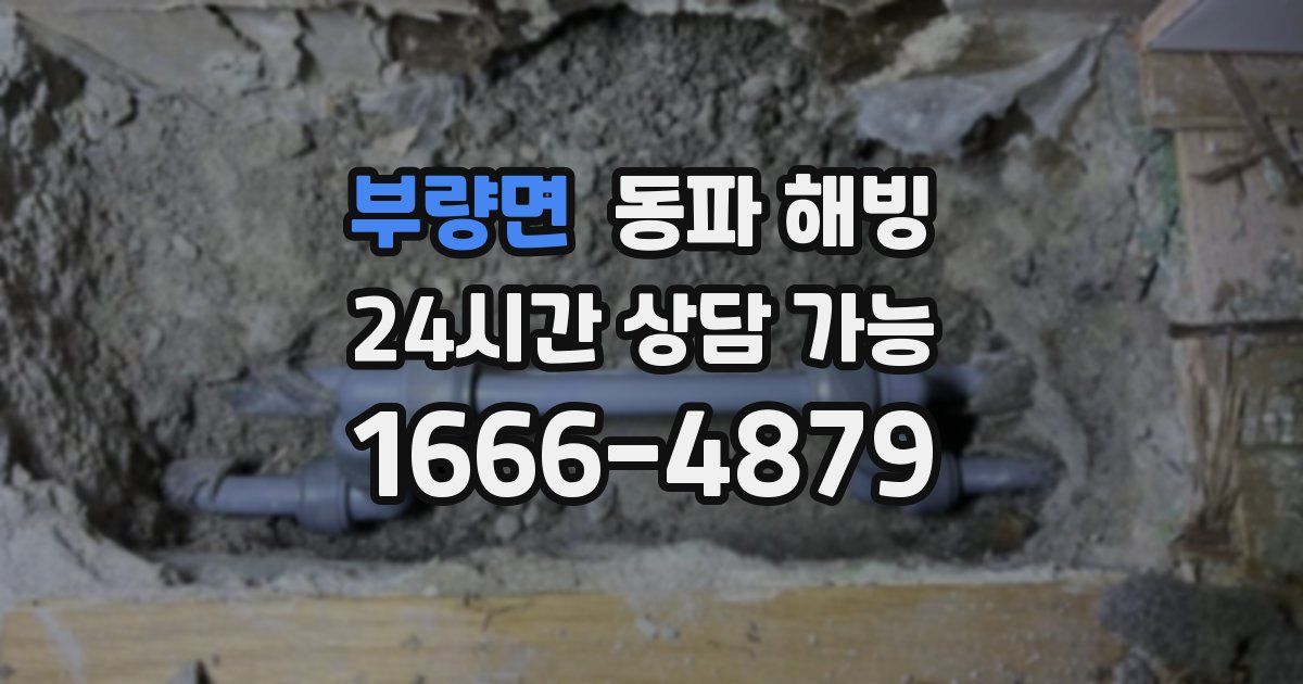 부량면 동파 해빙