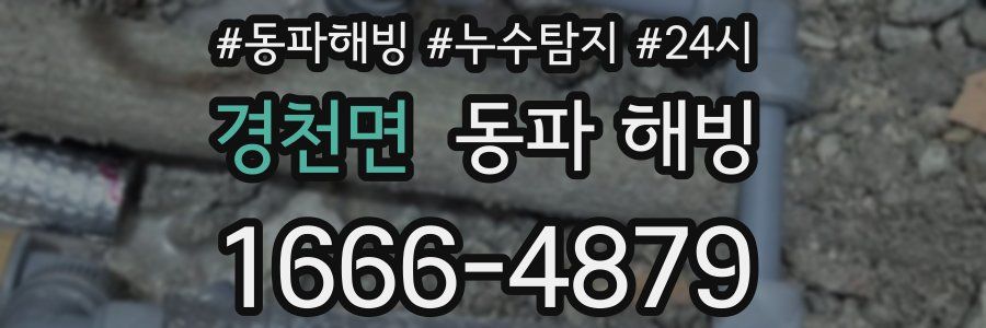 경천면 동파