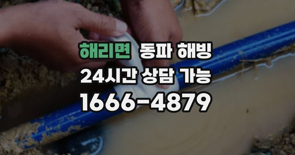 해리면 동파 해빙