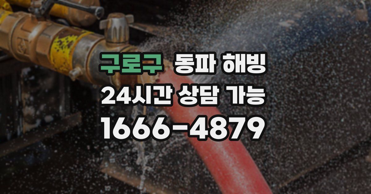 구로구 동파 해빙