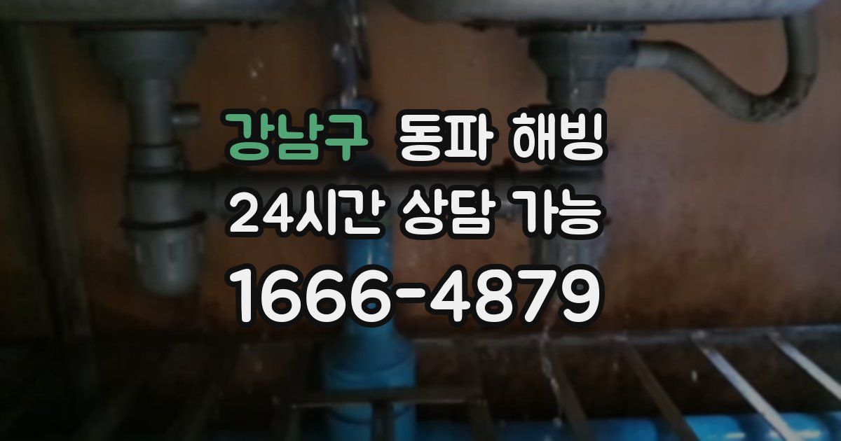 강남구 동파 해빙