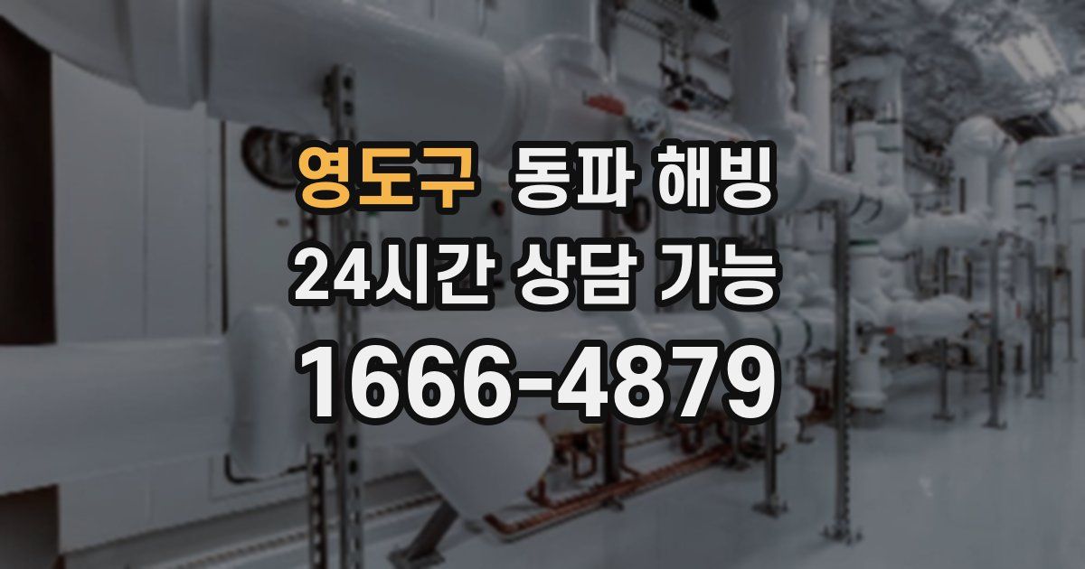 영도구 동파 해빙