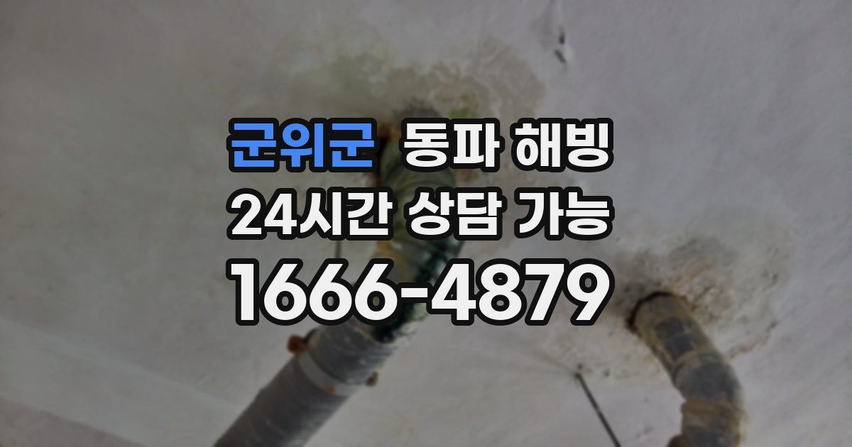 군위군 동파 해빙