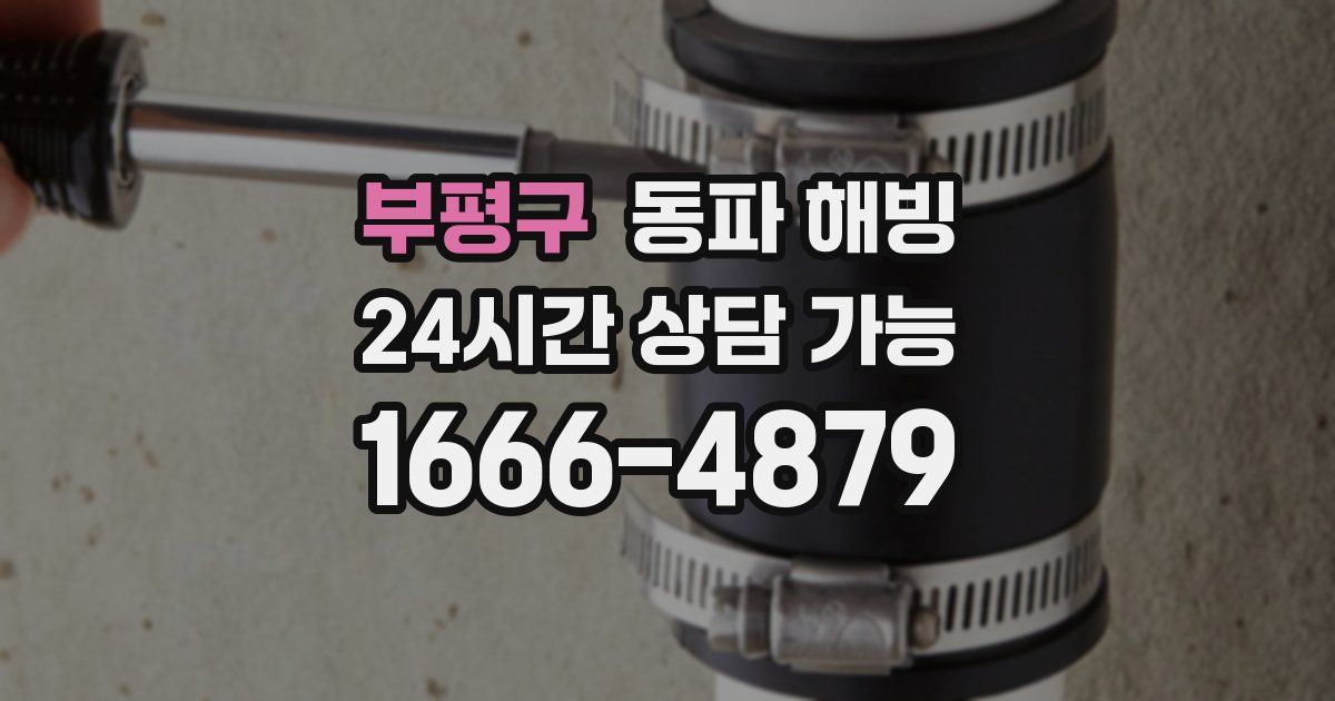 부평구 동파 해빙